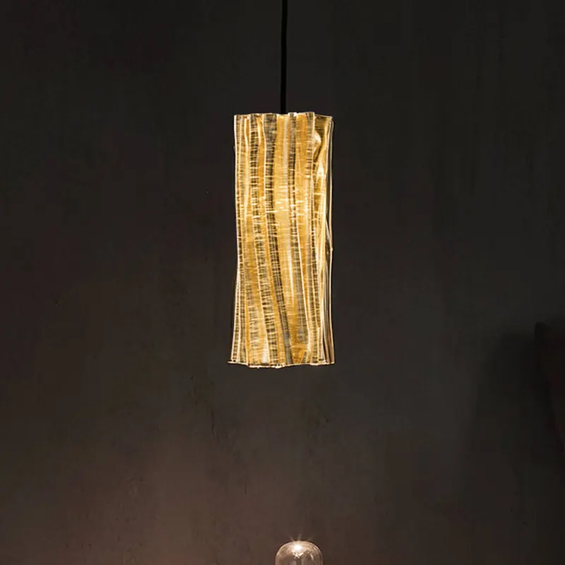 Slamp Accordéon Vertical żyrandol złoty/czarny