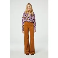 Fabienne Chapot Thea Wide Leg Cookie Caramel Maat: W25L32 | Flared Jeans Outlet | Dames | Bruin