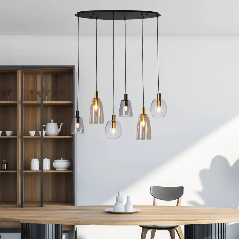 Lampa wisząca Divine, 6-punktowa