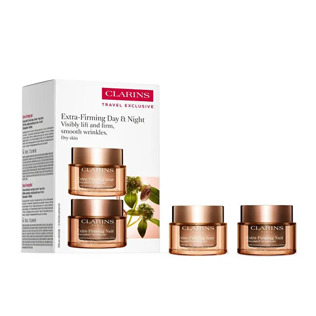 Clarins Zestaw prezentowy do pielęgnacji skóry intensywnie ujędrniający na dzień i na noc