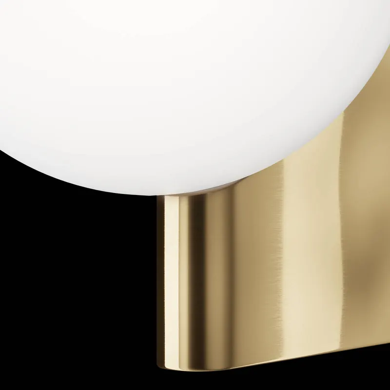 Lampa ścienna Maytoni Awangardowy mosiądz szkło/metal wysokość 30 cm