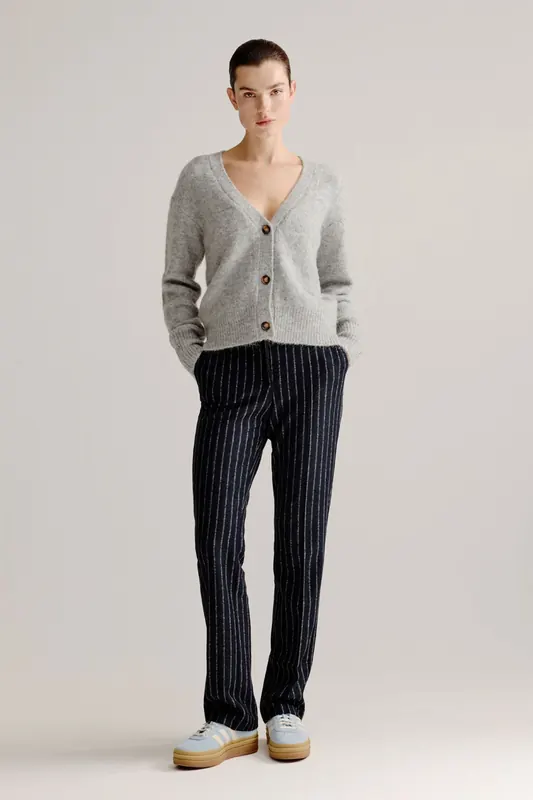 Josephine & Co Lea Cardigan Grey Maat: XL | Sweaters Outlet | Dames | Grijs
