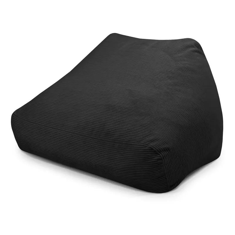 Czarny sztruksowy worek do siedzenia Sofa Snug – SLOWDOWN