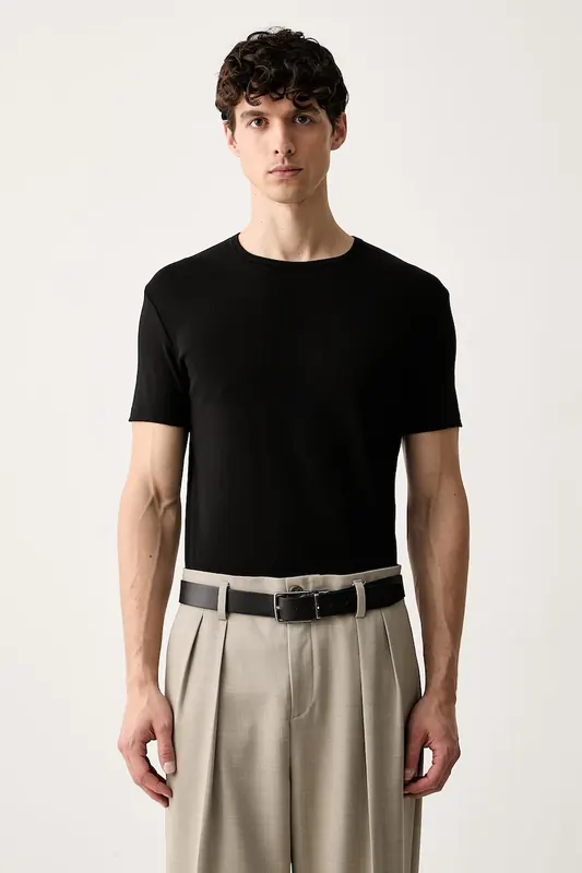 MM6 Maison Margiela T-shirt męski z bawełną