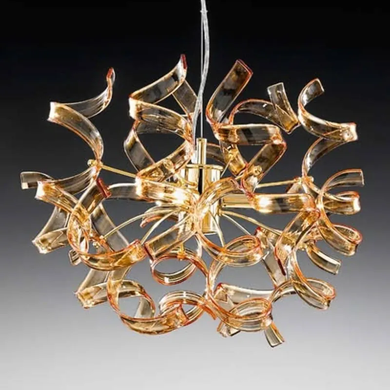 Ujmująca lampa wisząca Amber średn. 40 cm