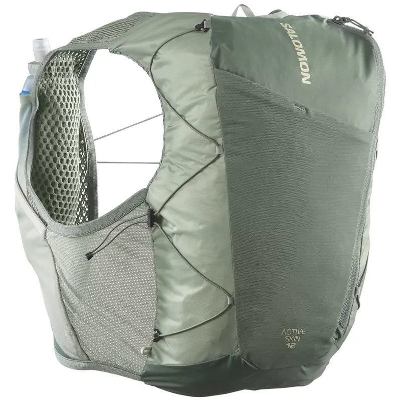 Salomon Active Skin 12 Set C21776, Unisex, Zielone, plecaki, poliester, rozmiar: M
