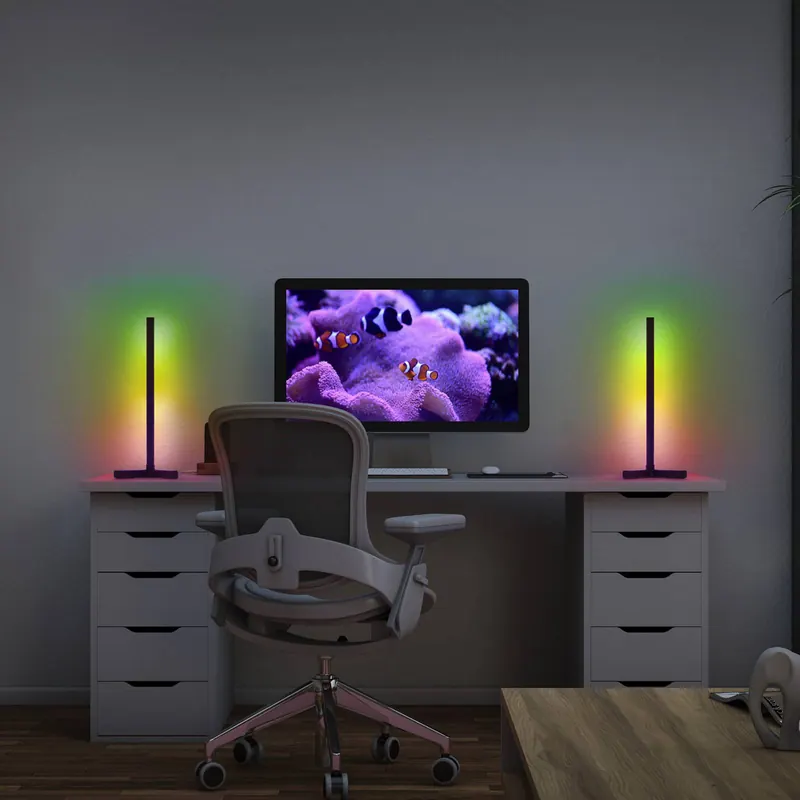 lampa stołowa OSRAM SMART+ WiFi CORNER MAGIC, czarna 43 cm RGB
