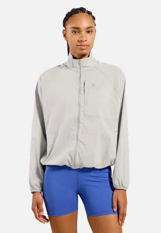 Kurtka damska ODLO Jacket ZEROWEIGHT beżowa (S)