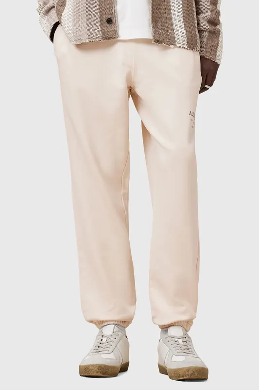 AllSaints Undrgrnd Sweatpant Sandy White Maat: XXL | Joggingbroeken Outlet | Heren | Beige