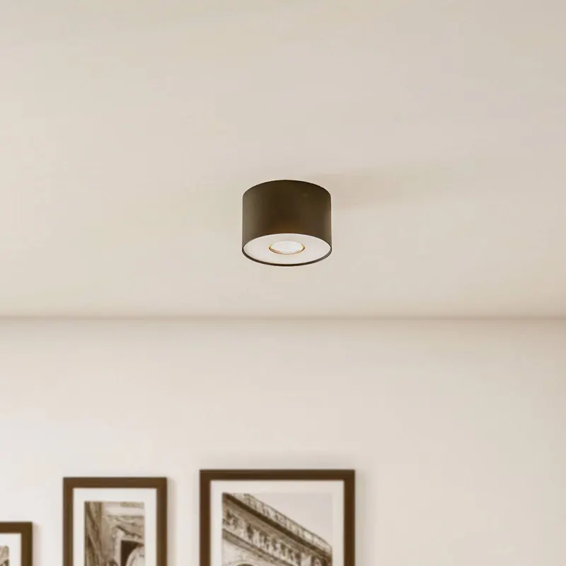 Downlight Point S, czarny/biały/czarny