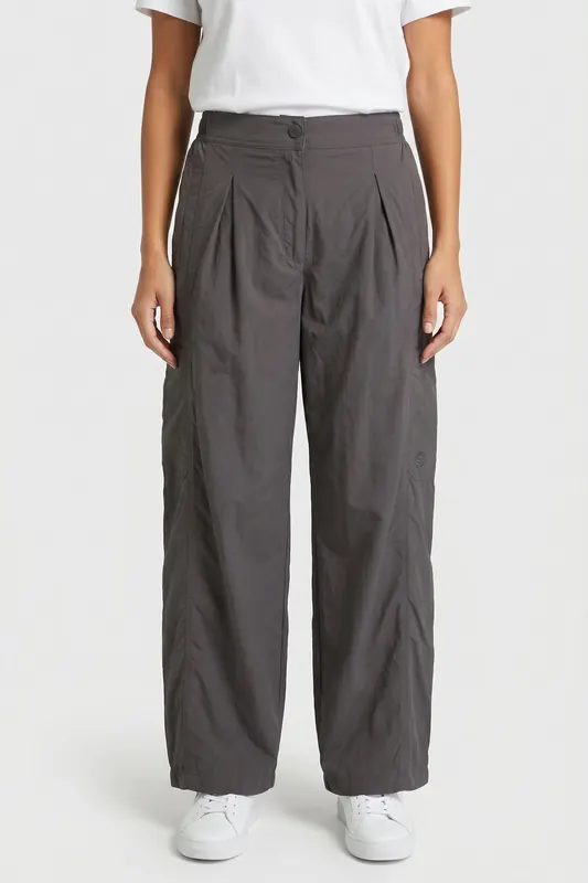 Timberland Utility Summer Pants Dark Grey Maat: W31L30 | Wijde Broeken Outlet | Dames | Grijs