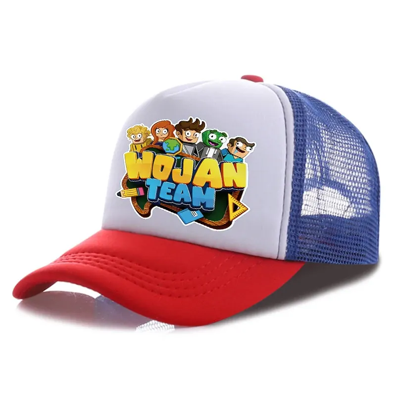 Czapka baseballowa Wojans Team dla dzieci i dorosłych, czapka hip-hopowa z daszkiem, czapka do gier, anime, dla chłopców i dziewcząt, osłona przeciwsłoneczna, kapelusz przeciwsłoneczny, letnia czapka