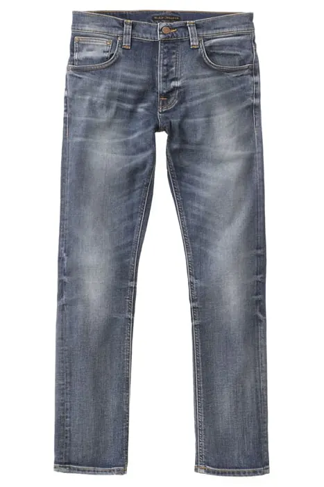 Nudie Jeans Grim Tim Used De Luxe Maat: W25L30 | Straight Jeans Outlet | Heren