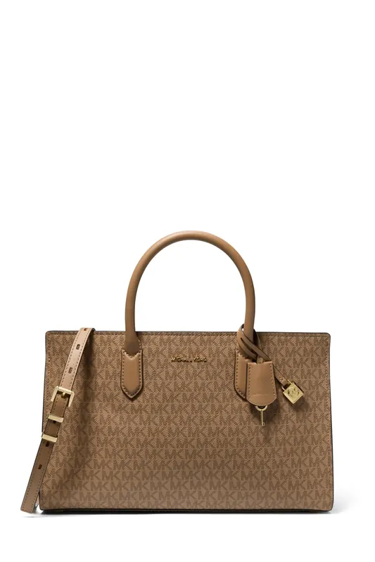 Michael Kors Medium Satchel Husk Maat: OS | Handtassen Outlet | Dames | Bruin
