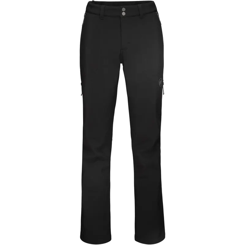 MAMMUT spodnie trekkingowe męskie softshell Runbold czarne (54)