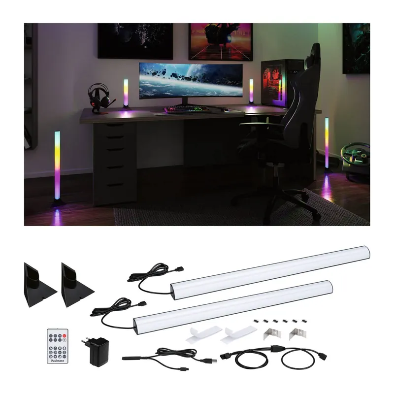 Paulmann zestaw 2 listew oświetleniowych EntertainLED Lightbar Dynamic RGB o