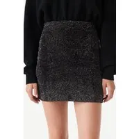 IRO Paris Chris Skirt Black/silver Maat: XS | Mini Rokken Outlet | Dames | Zwart