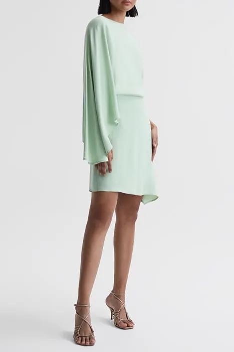Reiss Christy Shorts Mini Dress Maat: 10 | Mini Jurken Outlet | Dames | Groen