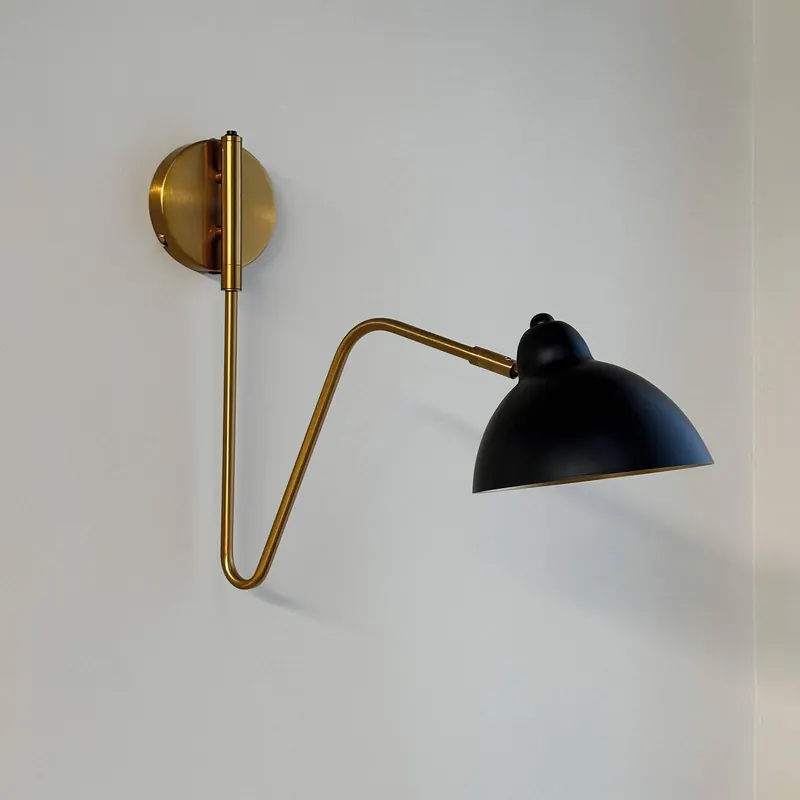 Lampa ścienna Dyberg Larsen Futura, czarny, metalowy