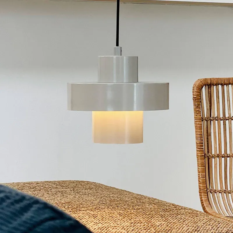 Dyberg Larsen lampa wisząca Stoke, szary, Ø 20 cm, metal