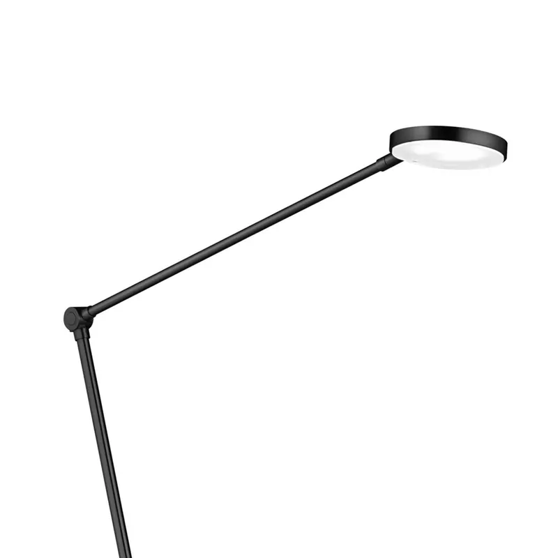 Lampa stojąca LED Thea-S, czarna, sterowanie gestami, CCT, ściemniana.
