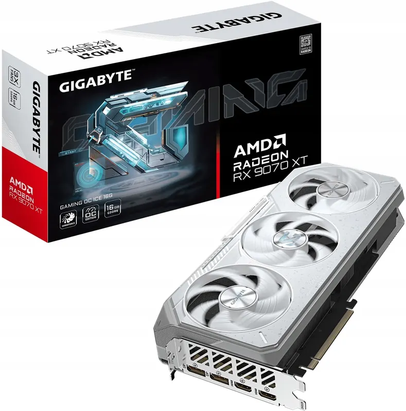 Karta graficzna Gigabyte Radeon Rx 9070 Xt Gaming Oc Ice 16G GDDR6
