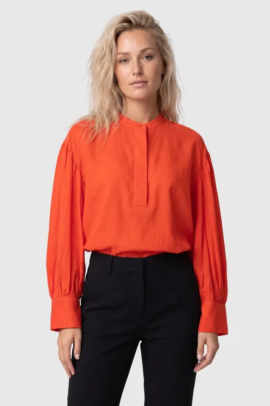 ARKET Haze Top Orange Maat: 36 | Longsleeves Outlet | Dames | Oranje