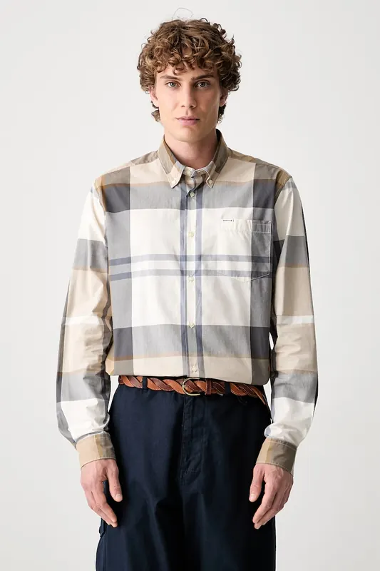 Barbour koszula męska bawełniana Harris Tailored Shirt
