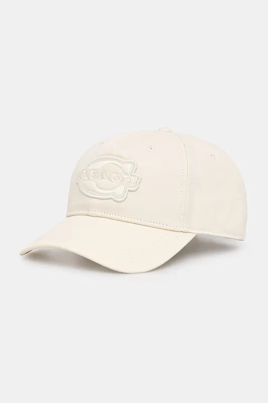 Coach czapka z daszkiem damska bawełniana