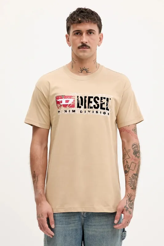 Diesel t-shirt bawełniany T-NORM-T6