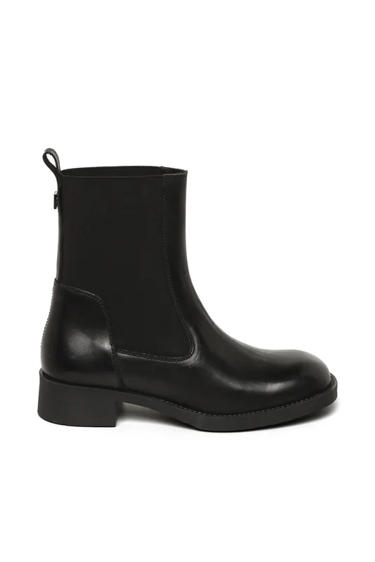 Steve Madden Zahrine Booties Black Leather Maat: 40 | Laarzen Outlet | Dames | Zwart