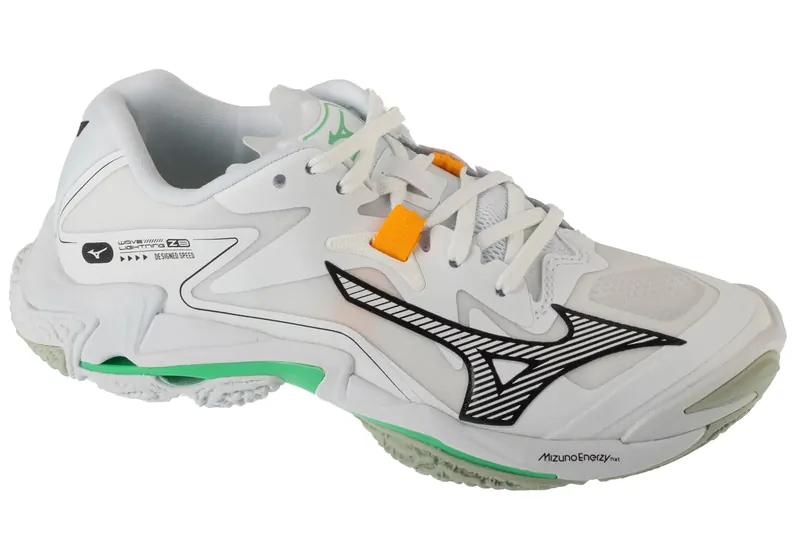 Mizuno Wave Lightning Z8 V1GA240016, Unisex, Białe, buty do siatkówki, syntetyk, rozmiar: 42