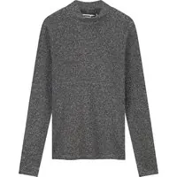 We Are Labels Nous Sommes Labels – Timmie Turtleneck Grey Glitter Maat: M | Sweaters Outlet | Dames | Grijs