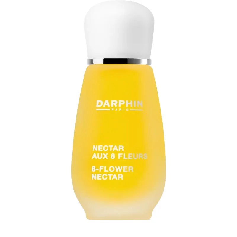 Darphin Essential Elixir 8 Olejek z nektaru kwiatowego Omega 6 Olejek przeciwstarzeniowy na dzień i noc do twarzy i szyi 15ml
