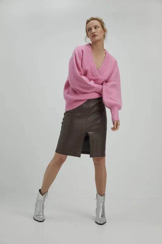 Josephine & Co Suus Sweater Bubblegum Maat: XS | Sweaters Outlet | Dames | Roze