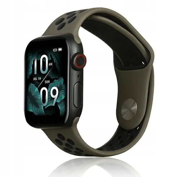 Beline pasek Apple Watch Sport Silicone 38/40/41mm brązowo-czarny
