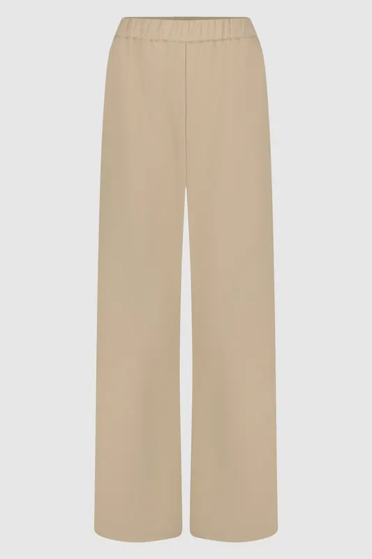 Circle of Trust River Pants Beige Melange Maat: XL | Wijde Broeken Outlet | Dames | Beige