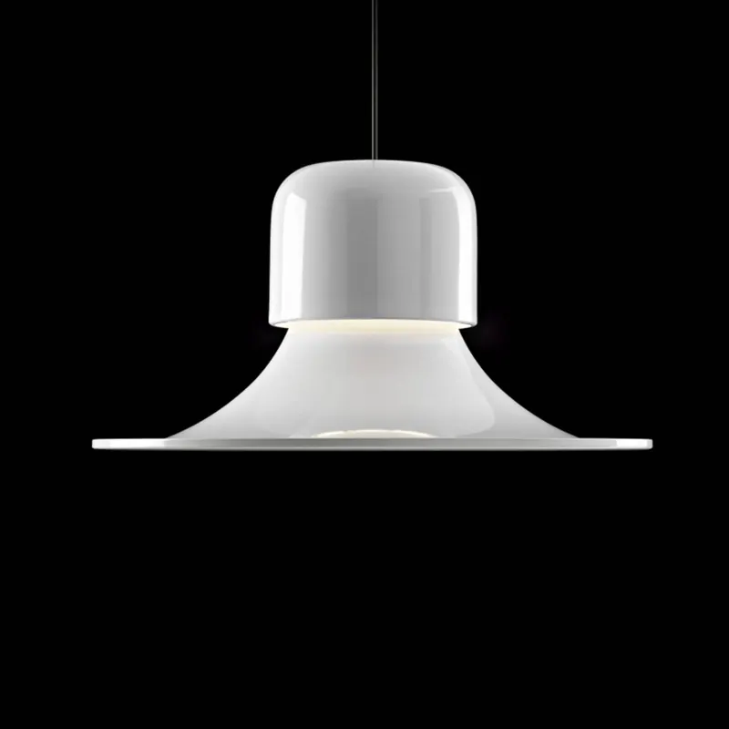 Żyrandol LED Stilnovo Campana, DALI-Push, szara