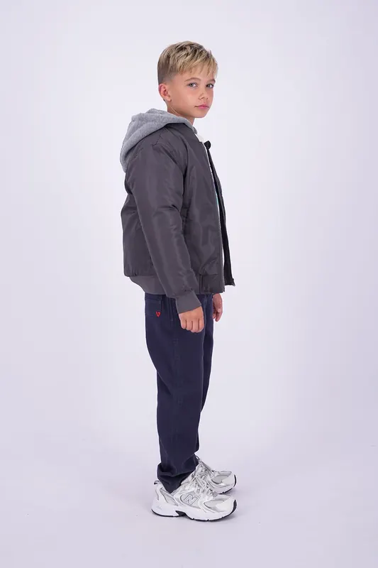 Vingino Boys Tocer Jacket Outdoor Grey Stone Maat: 16 | Jassen Outlet | kids | Grijs