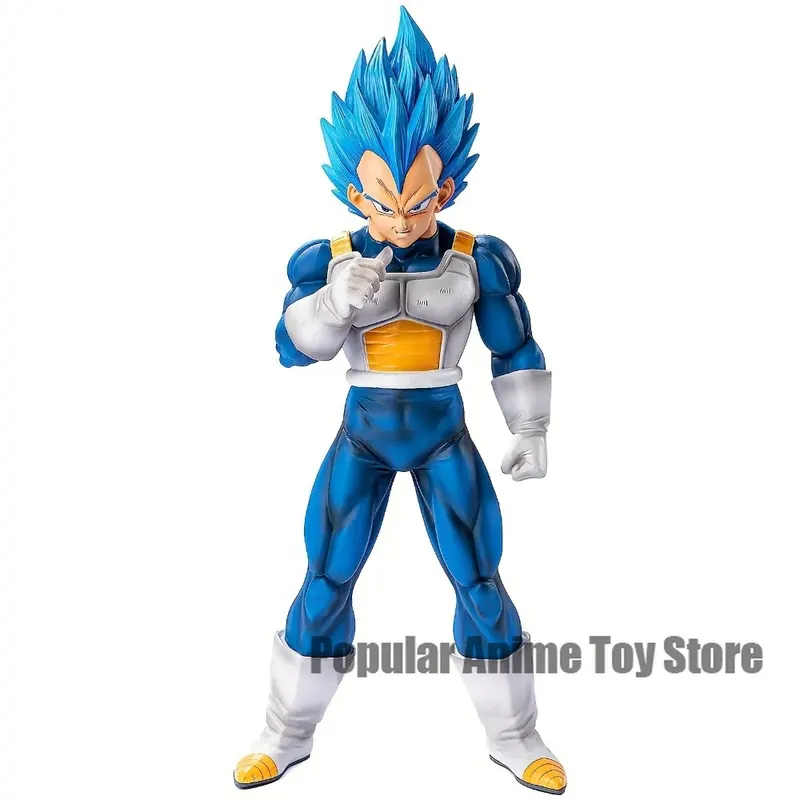 11in/28cm Anime Dragon Ball Z Vegeta rysunek pcv Super Saiyan niebieskie figurki kolekcjonerskie zabawki modele prezenty