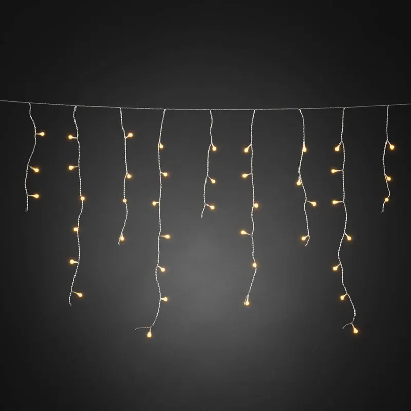 Kurtyna świetlna LED ice rain amber transp. 5m