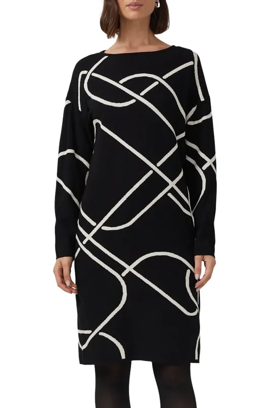 s.Oliver  Dresses Black Maat: 46 | Midi Jurken Outlet | Dames | Zwart