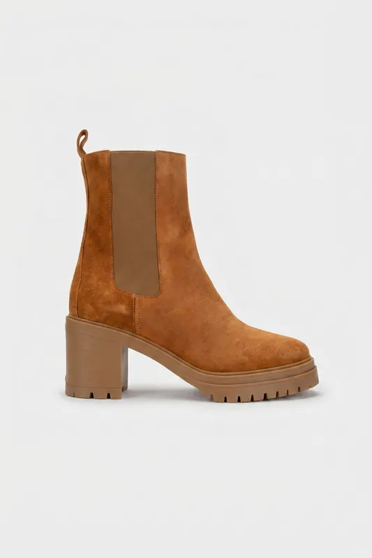 BA&SH Bottines Clare Cognac Maat: 41 | Laarzen Outlet | Dames | Bruin