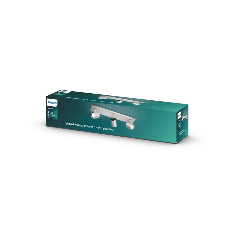 Philips myLiving Runner sufitowy GU10 3-pkt. alu