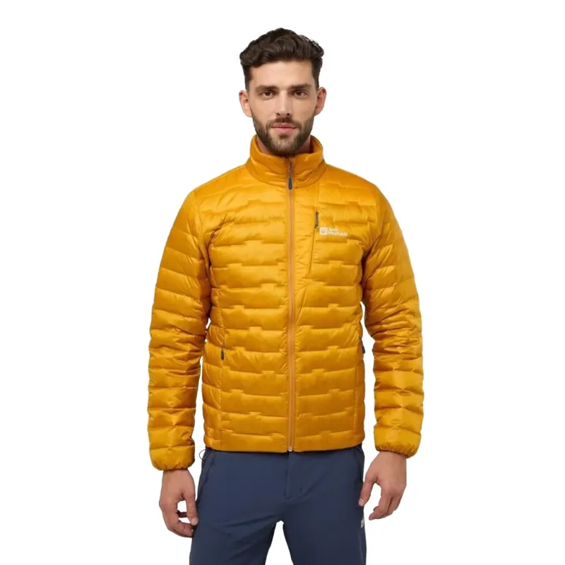 Jack Wolfskin Passamani Down M Jacket A61836-M0043, Męskie, Pomarańczowe, kurtki zimowe, poliamid, rozmiar: L