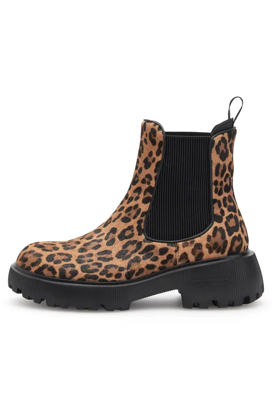Woden Aya Leo Leopard Maat: 39 | Laarzen Outlet | Dames | Bruin