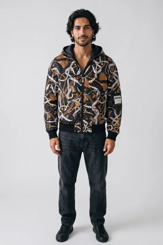 Moschino Outerwear Black Maat: 46 | Bomberjacks Outlet | Heren | Zwart