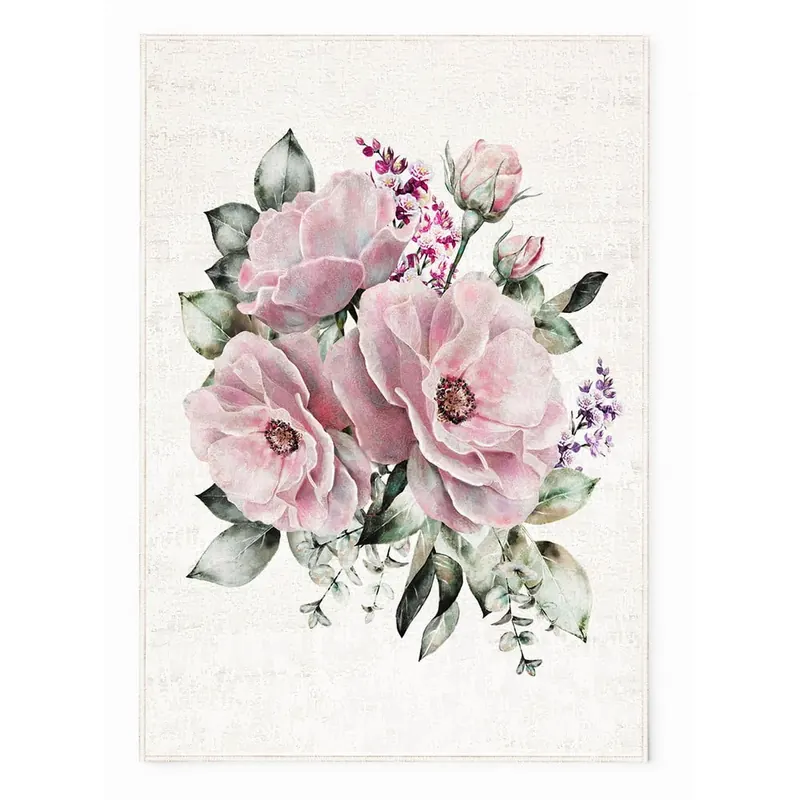 Różowo-kremowy dywan odpowiedni do prania 80x140 cm New Carpets – Oyo home