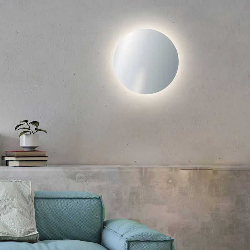Kinkiet LED na baterię Puntua Ø 25 cm chrom