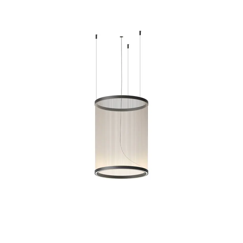 Vibia żyrandol LED ARRAY beżowy 73 x 55 cm cylinder 927 ściemniany